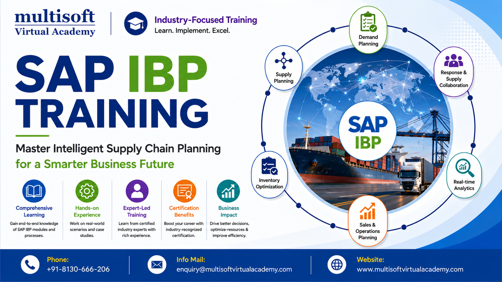 SAP IBP Training: Master Intelligent Supply Chain Planning for a Smarter Business Future